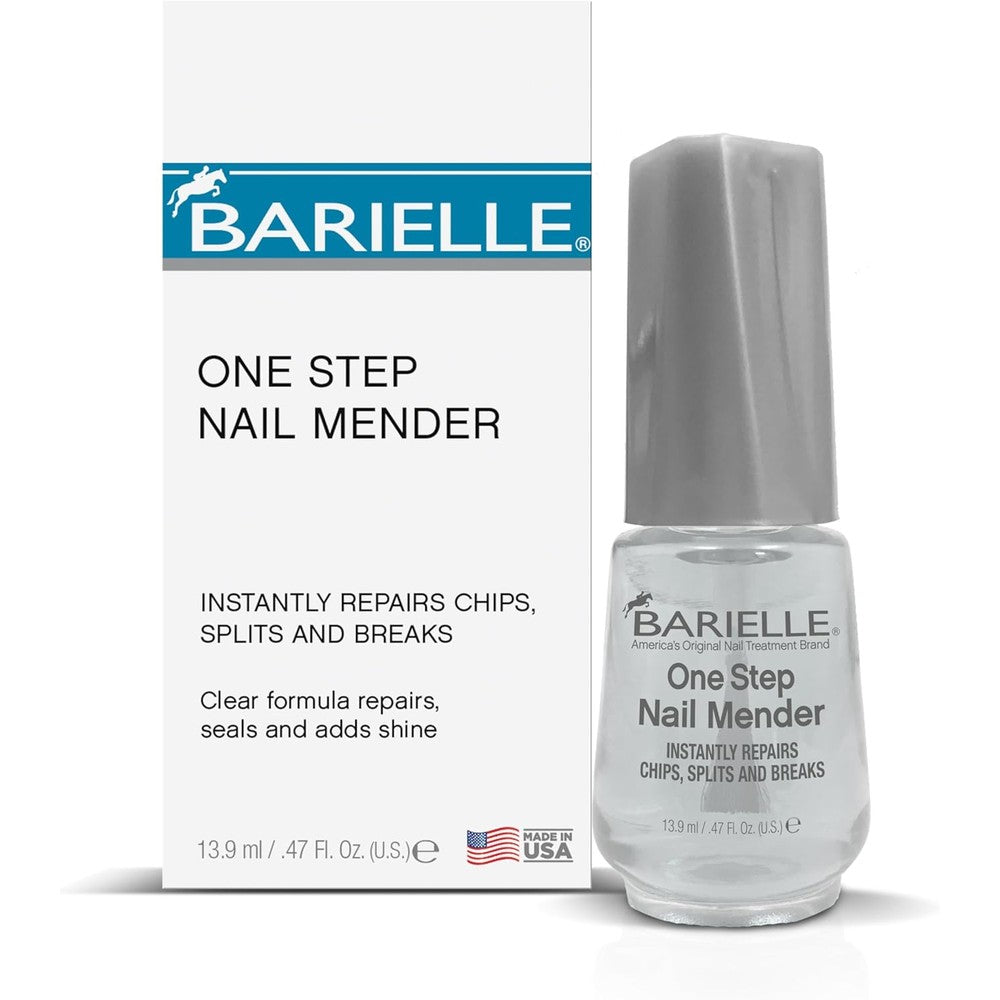Barielle One Step Nail Mender bottle front view for split nail repair