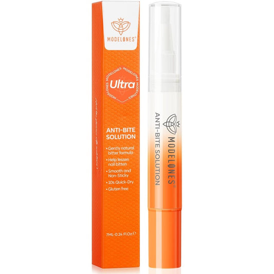Modelones nail biting treatment pen front view for habit breaking support