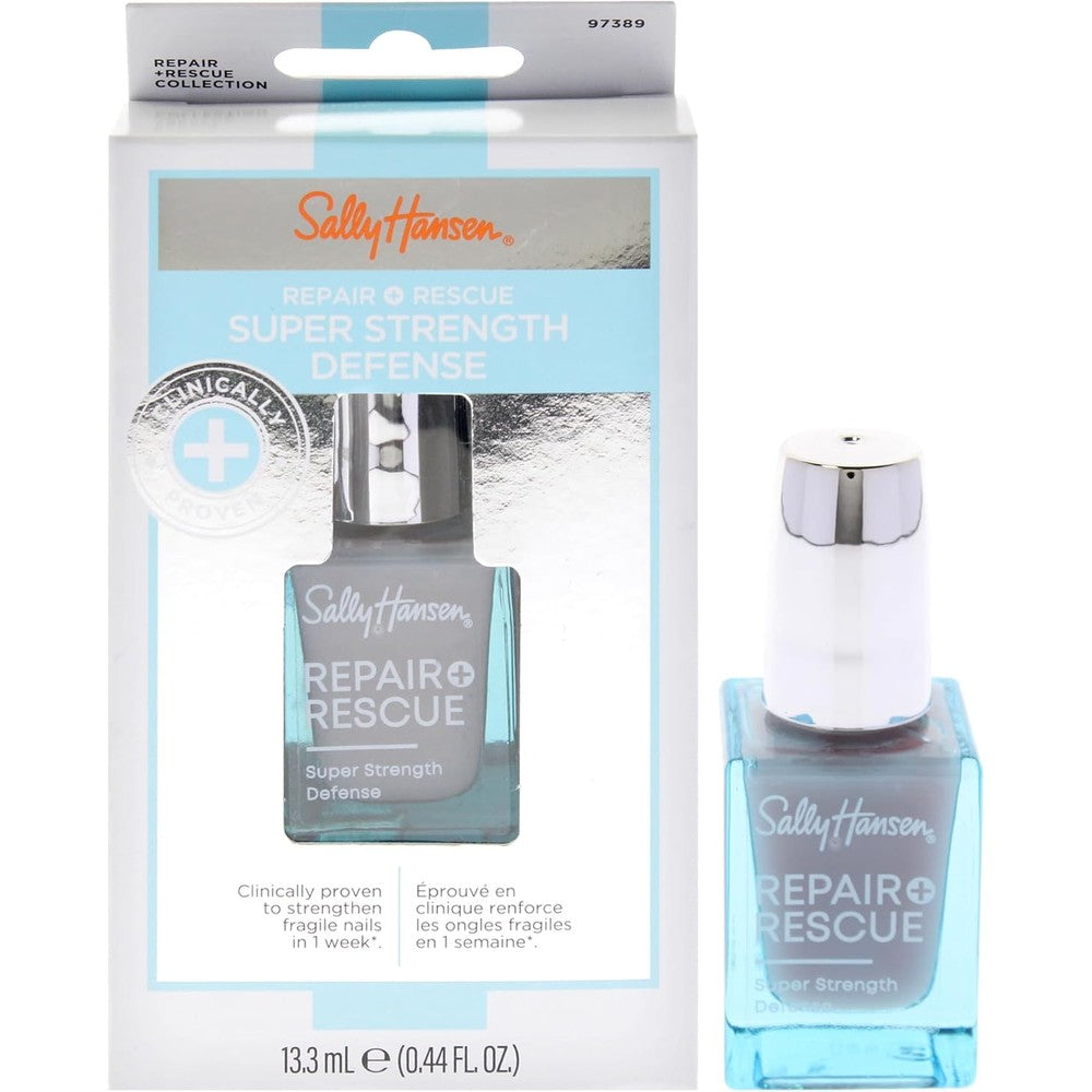 Sally Hansen Repair + Rescue Super Strength Defense bottle front view for nail repair.