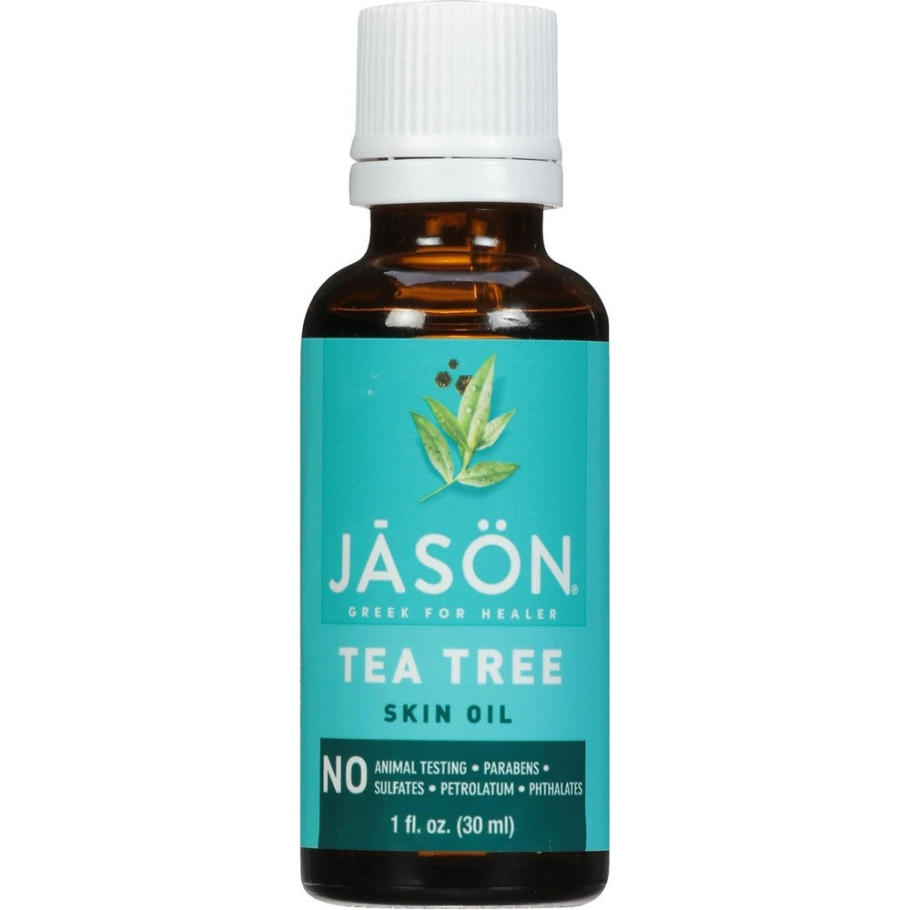 Jason Purifying Tea Tree Skin Oil bottle front view