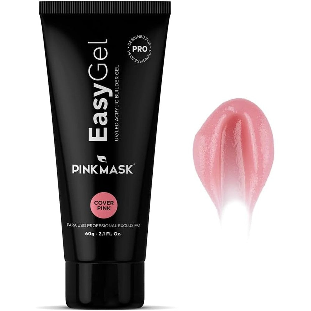 Pink Mask Easy Gel 2 Ounce Cover Pink front view