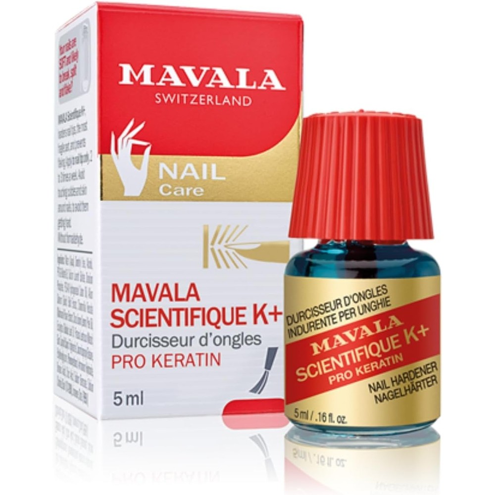 Mavala Scientifique K Plus Keratin Nail Hardener front view bottle