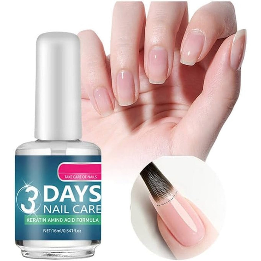 New Cover Keratin Nail Strengthener front view bottle