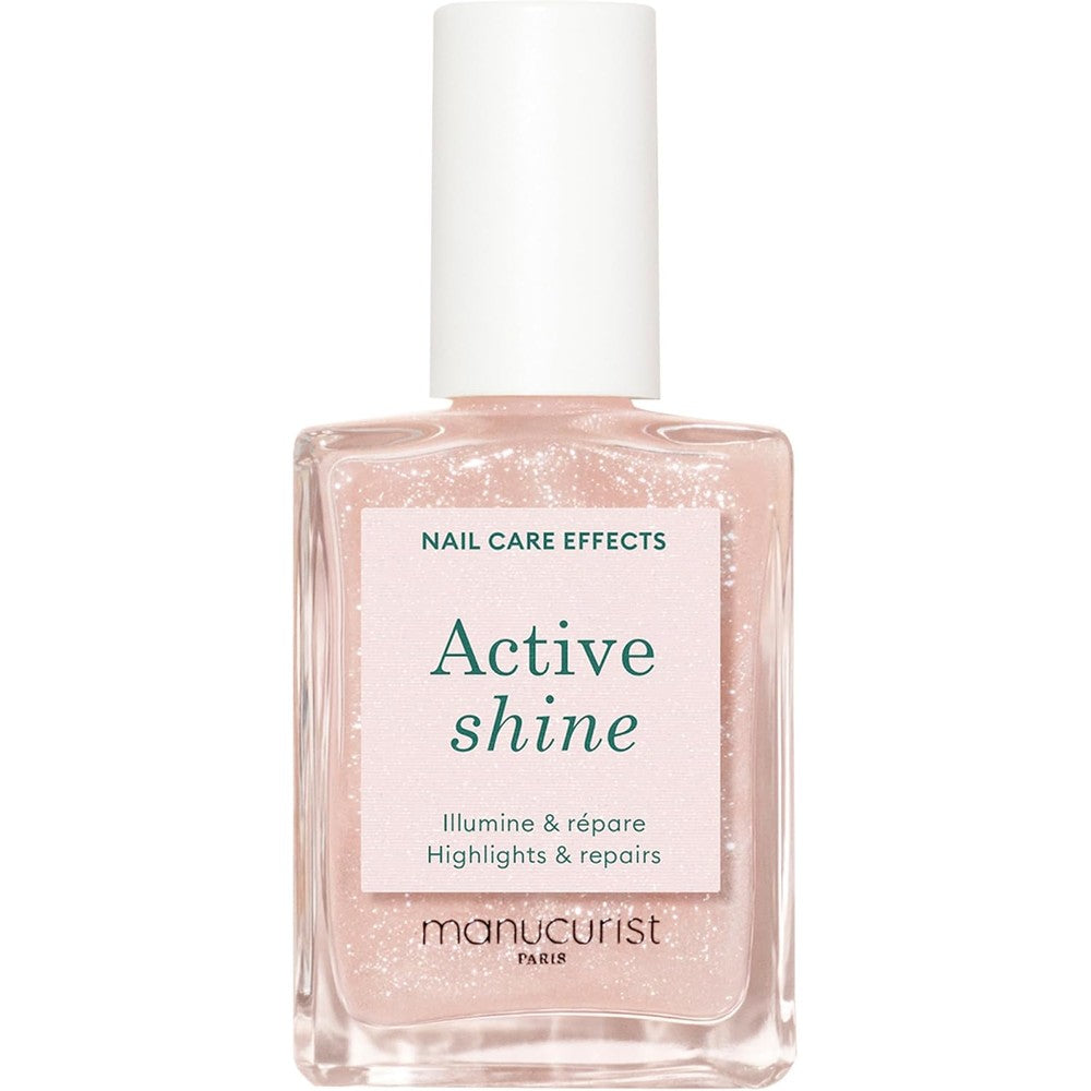 Manucurist Active Shine Illuminating and Care Nail Polish front view bottle