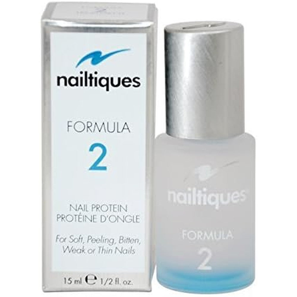 Nailtiques Formula 2 Nail Protein 15 ml bottle front view for nail strengthening