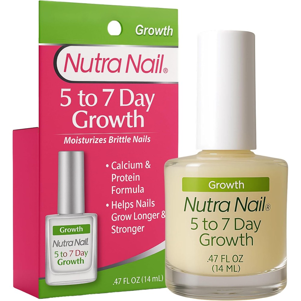 Nutra Nail 5 to 7 Day Growth Treatment front view of the bottle.