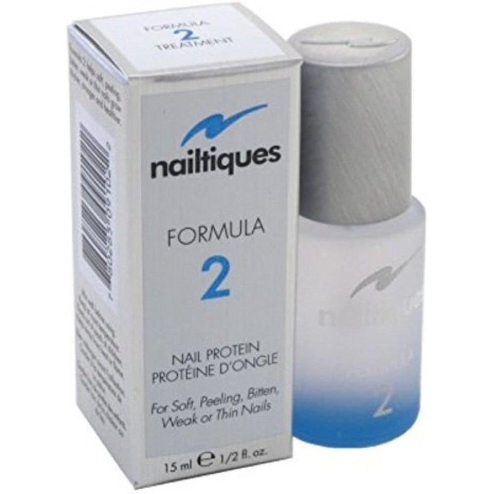 Nailtiques Formula 2 Protein treatment 0.5 fluid ounce bottle front view
