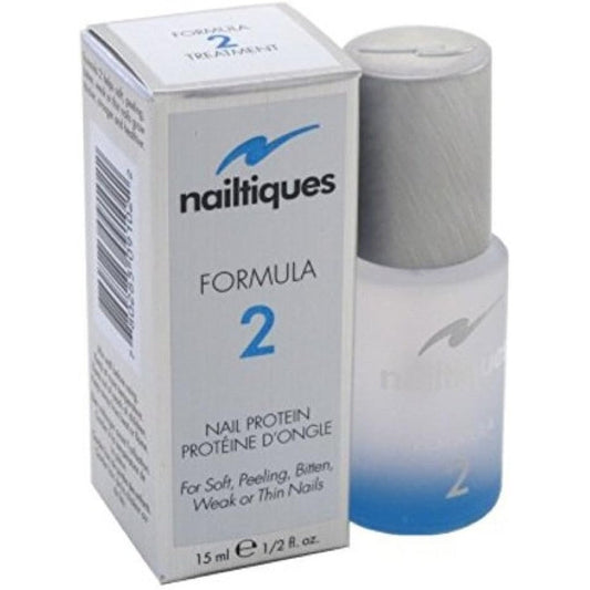 Nailtiques Formula 2 Protein treatment 0.5 fluid ounce bottle front view