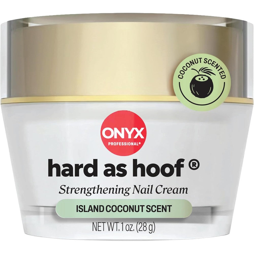 Onyx Professional Hard As Hoof Nail Strengthening Cream 1 Ounce front view