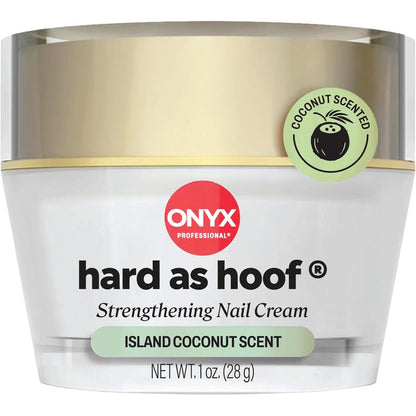 Onyx Professional Hard As Hoof Nail Strengthening Cream 1 Ounce front view