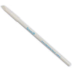 Flowery white nail pencil front view for French manicure