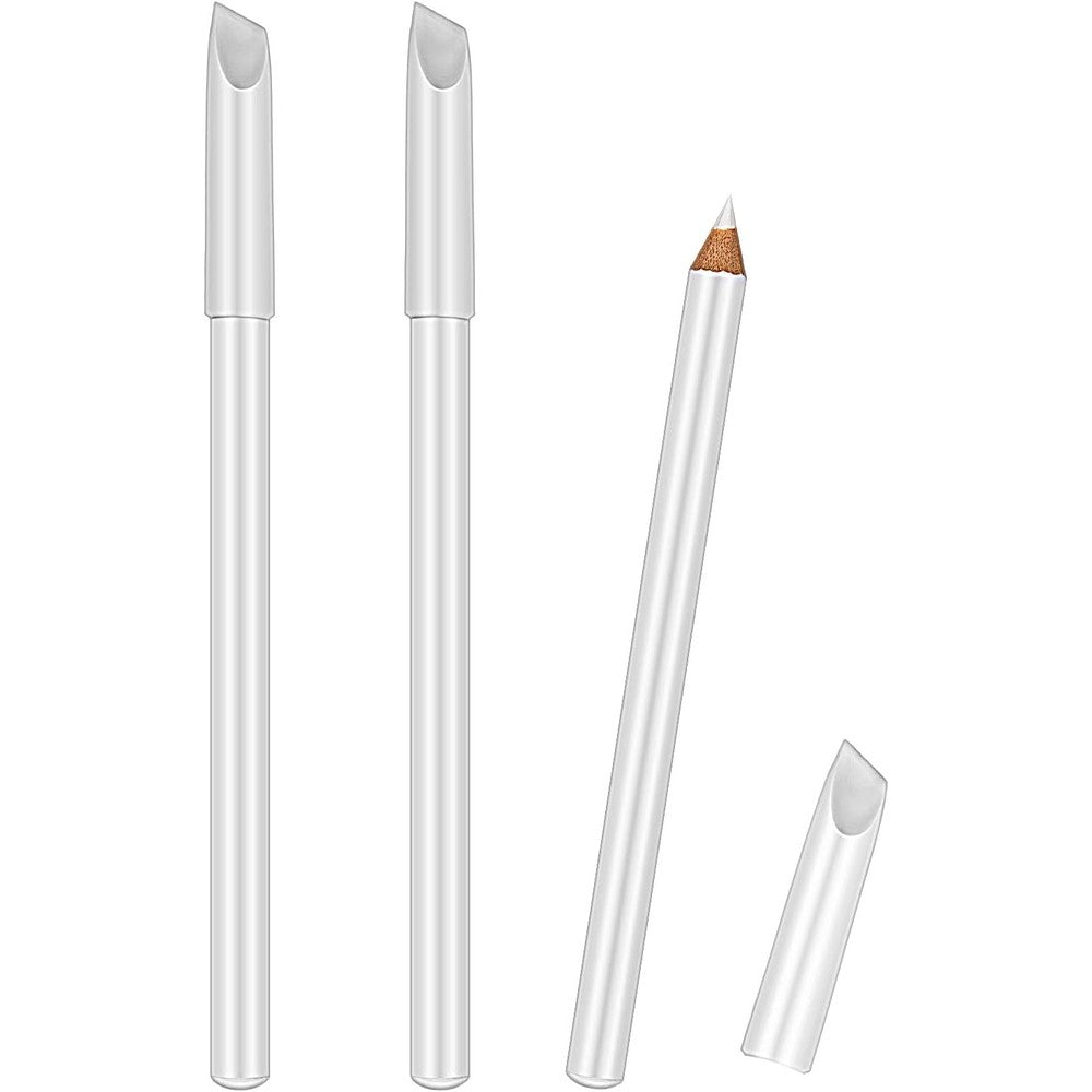 Blulu white nail whitening pencil 3 pieces set front view showing the dual tip design.