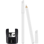 Maitys white nail whitening pencil set with two pencils and a sharpener front view