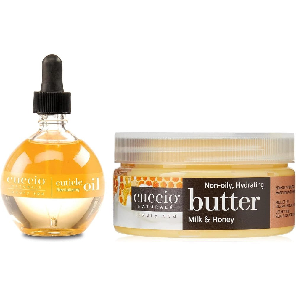 Cuccio Full Hand Treatment Milk and Honey set front view