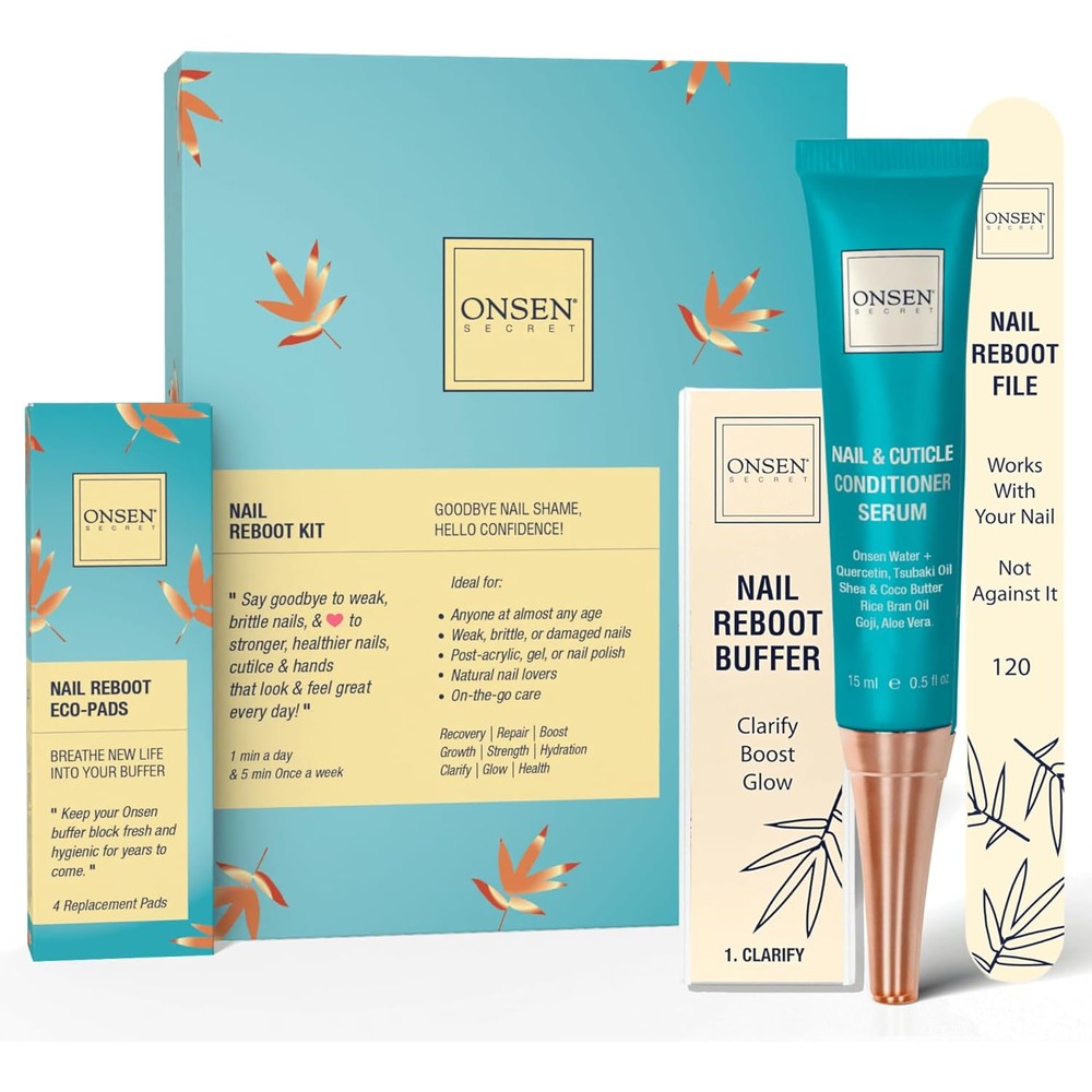 Onsen Secret Nail Care Kit packaging front view