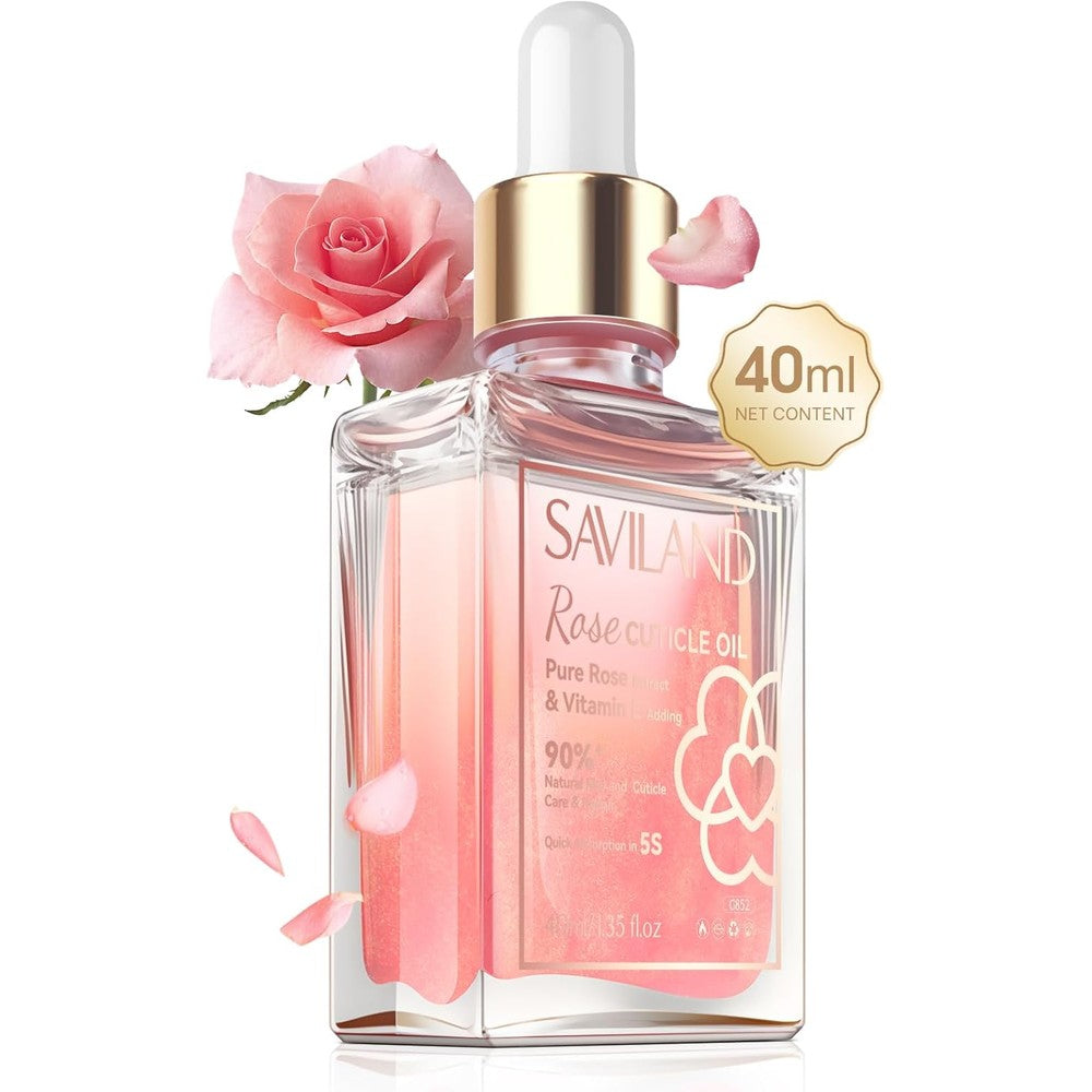 Saviland Cuticle Oil Vitamin E 40ml bottle front view