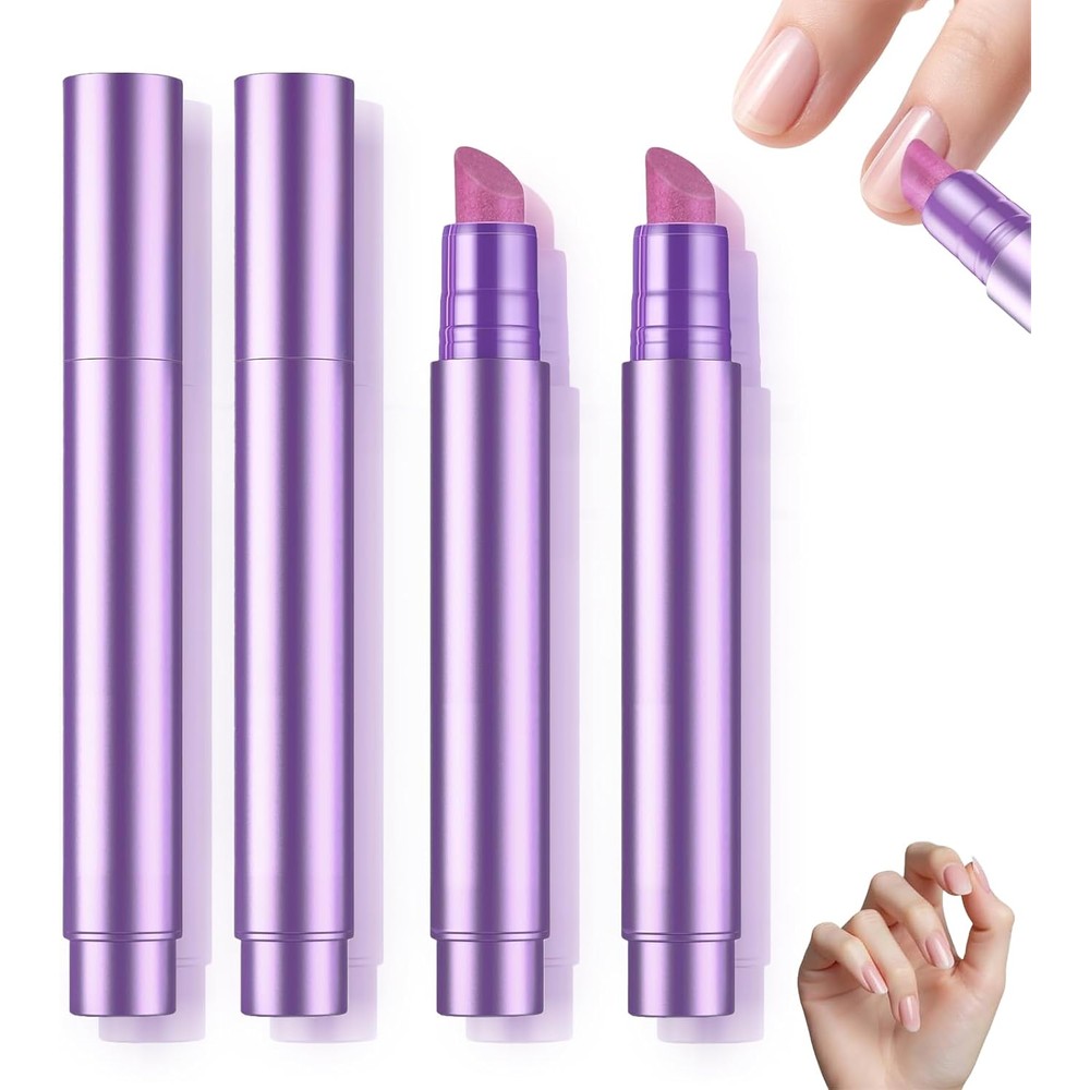 Tiusuta 3-in-1 Cuticle Oil Pen set of two with violet casing front view