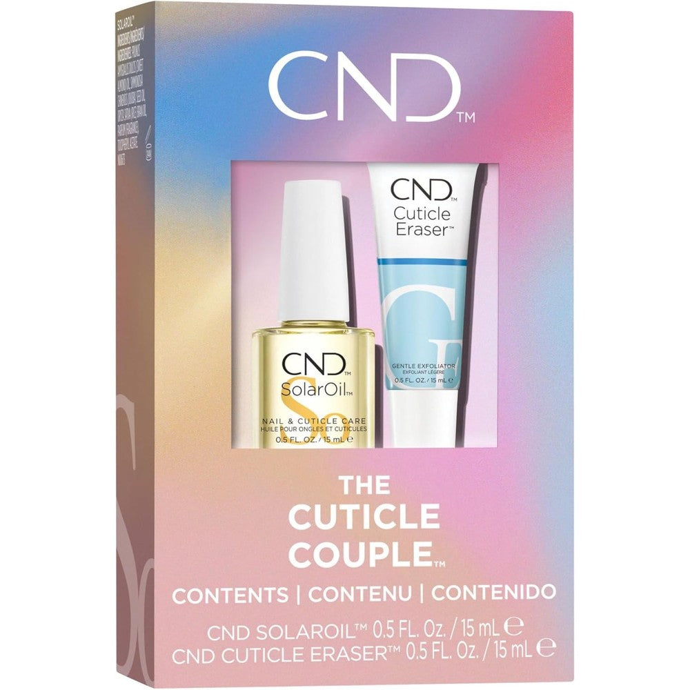 Cnd Cuticle Couple nail care kit front view