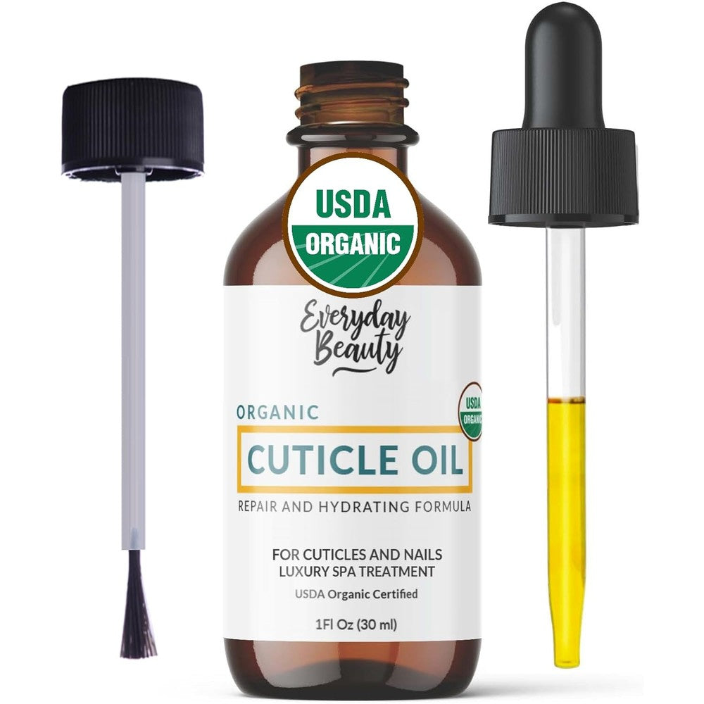 Oilanic Organic Cuticle and Nail Oil 1 Fluid Ounce bottle front view
