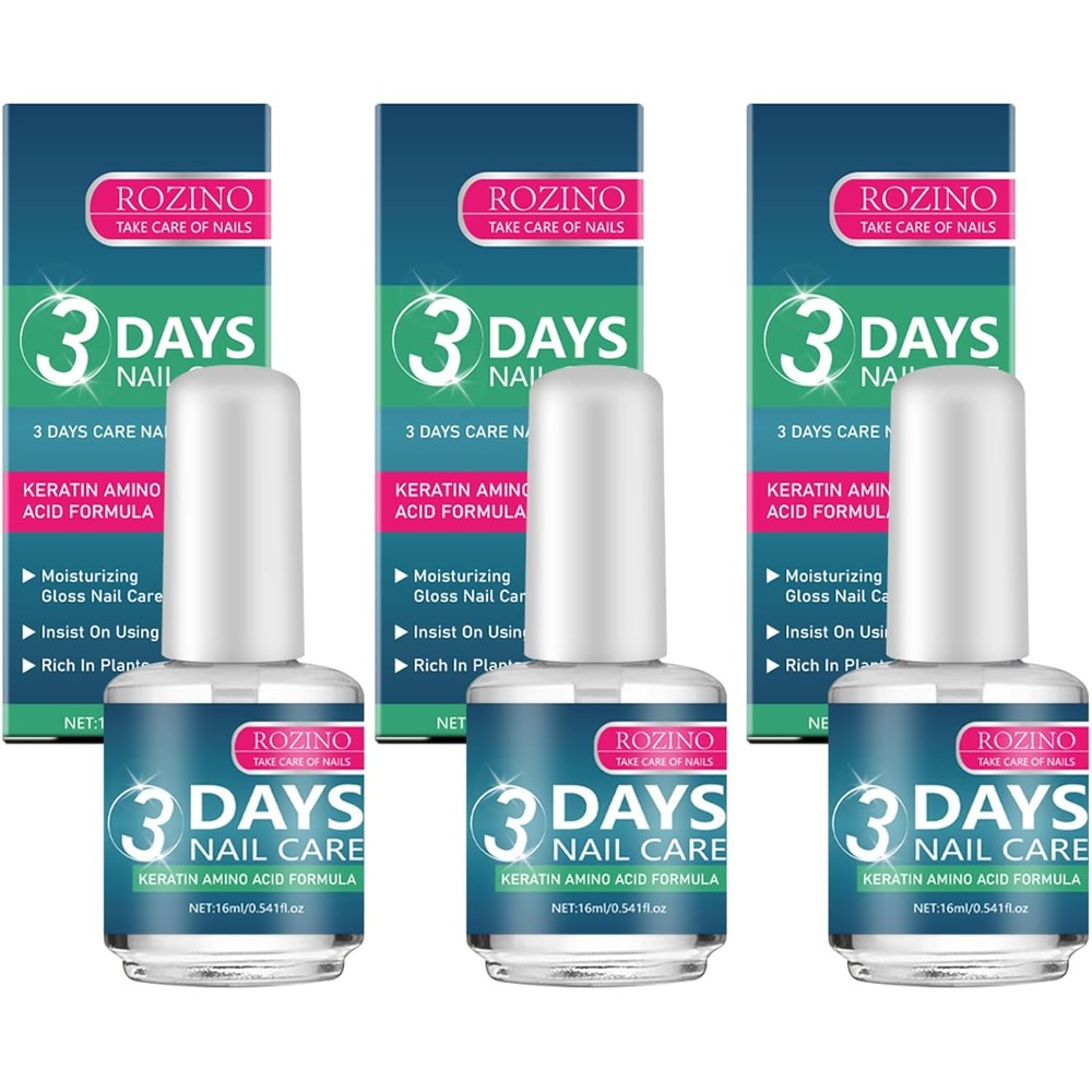 Nthfecg Keratin and Amino Acid nail treatment oil 3 pack front view