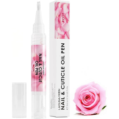 Lagunamoon Cuticle Oil Pen Rose front view nail care tool
