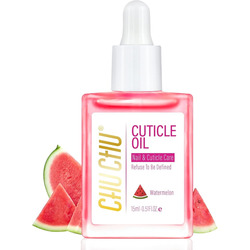 Chuchu Jojoba Cuticle Oil Watermelon front view bottle
