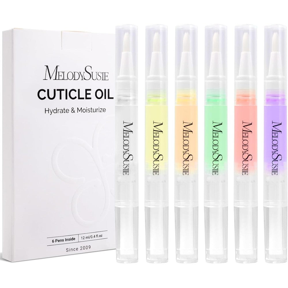 MelodySusie 6 Pieces Cuticle Oil Pen Set front view