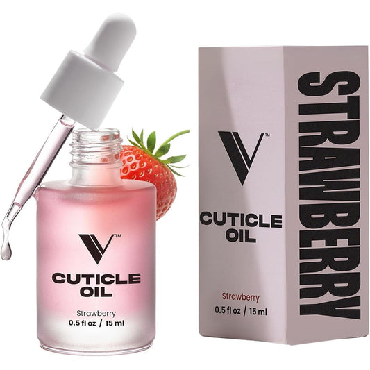 V Beauty Pure Strawberry Cuticle Oil bottle front view