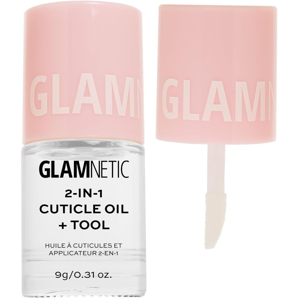 Glamnetic 2-in-1 Cuticle Oil and nourishing serum front view