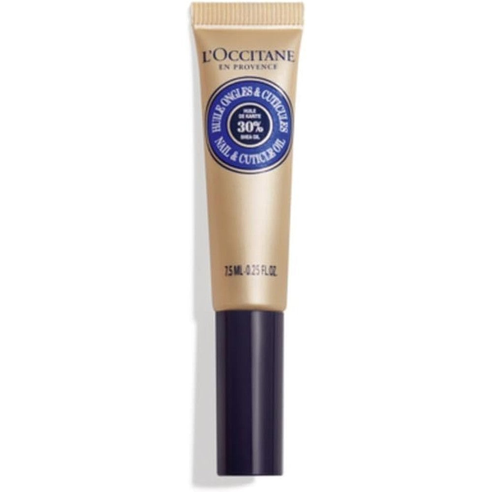 L'Occitane Shea Nail & Cuticle Oil 7.5ml brush on tube for healthy nails
