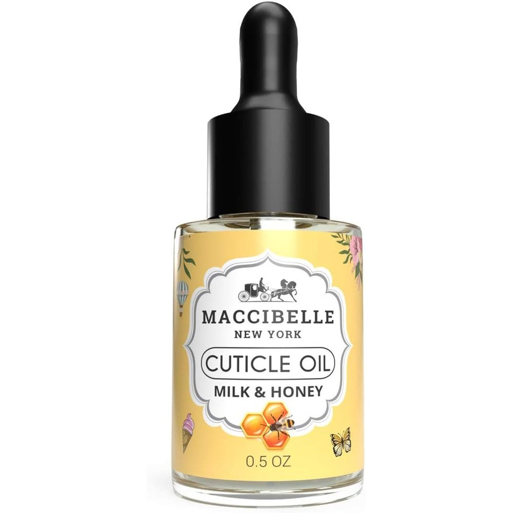 Maccibelle Milk and Honey Cuticle Oil front view bottle
