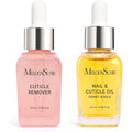 MelodySusie cuticle care kit front view with glass bottles