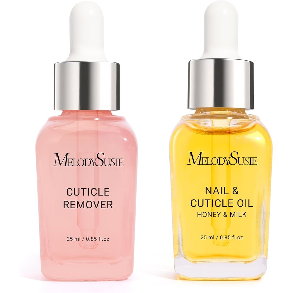MelodySusie 25ml Cuticle Care Kit front view including oil and remover