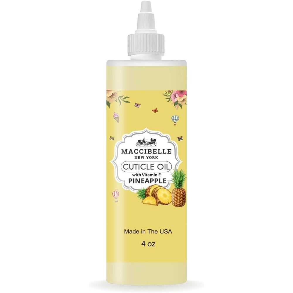 Maccibelle Cuticle Oil 4 Fluid Ounce Pineapple scent front view