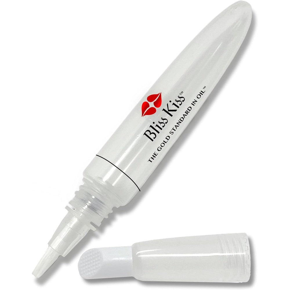 Bliss Kiss refillable cuticle oil pen front view