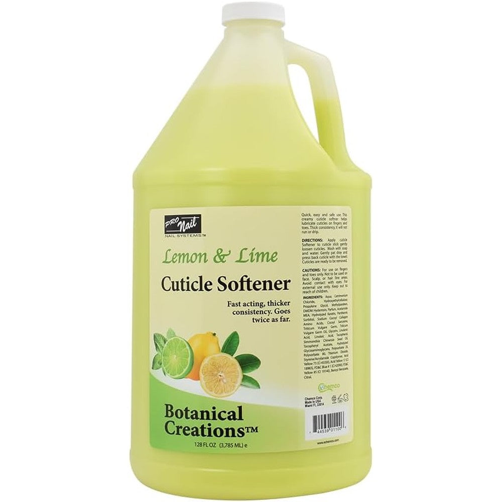 Pro Nail Cuticle Remover Liquid Lemon Lime 128 Fluid Ounce front view
