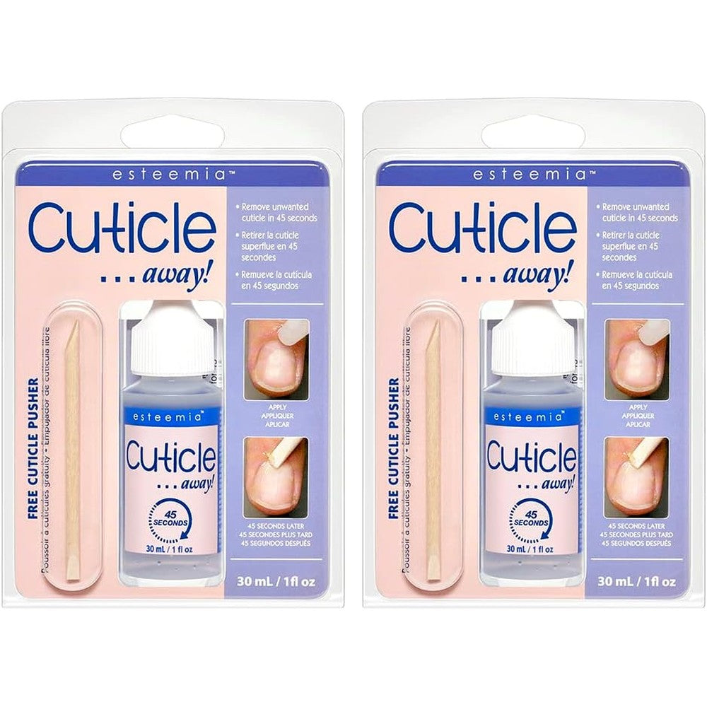 ProLinc Esteemia Cuticle Remover 2 Pack with free pusher