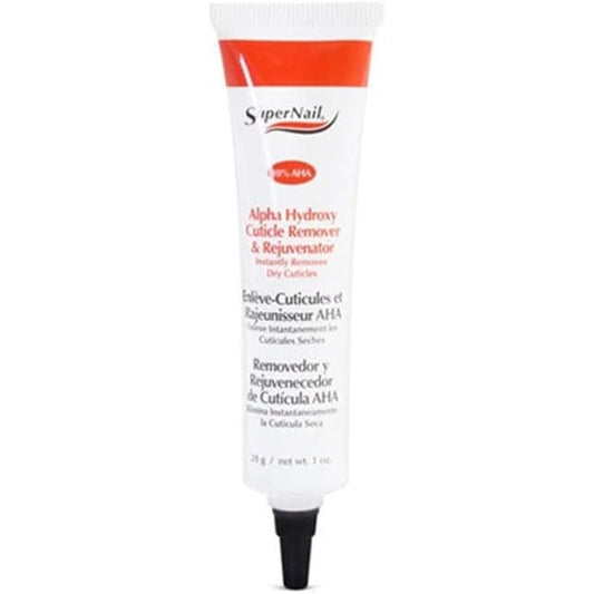 Super Nail AHA Cuticle Remover and Rejuvenator 1 ounce tube front view
