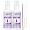 Gellen nail glue remover kit front view with two bottles