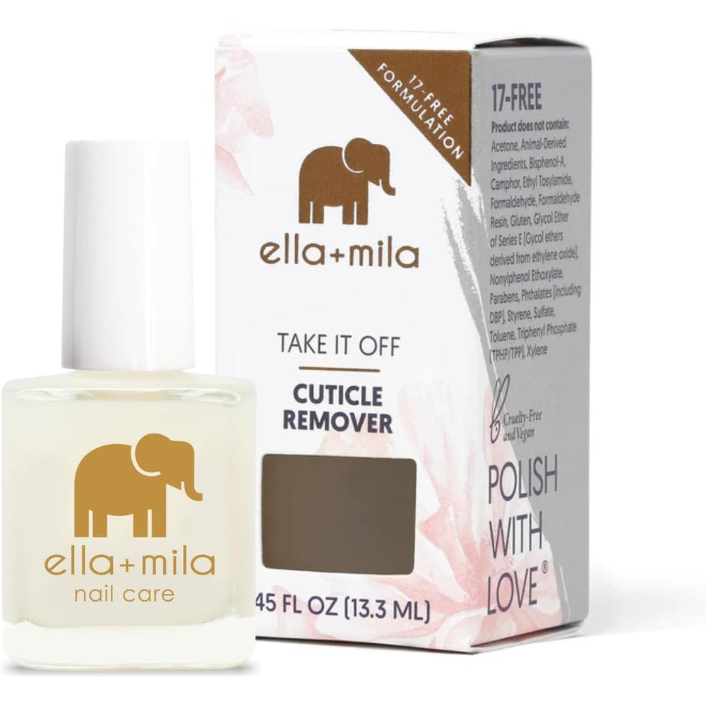 Ella+Mila Take It Off Cuticle Remover Treatment front view bottle