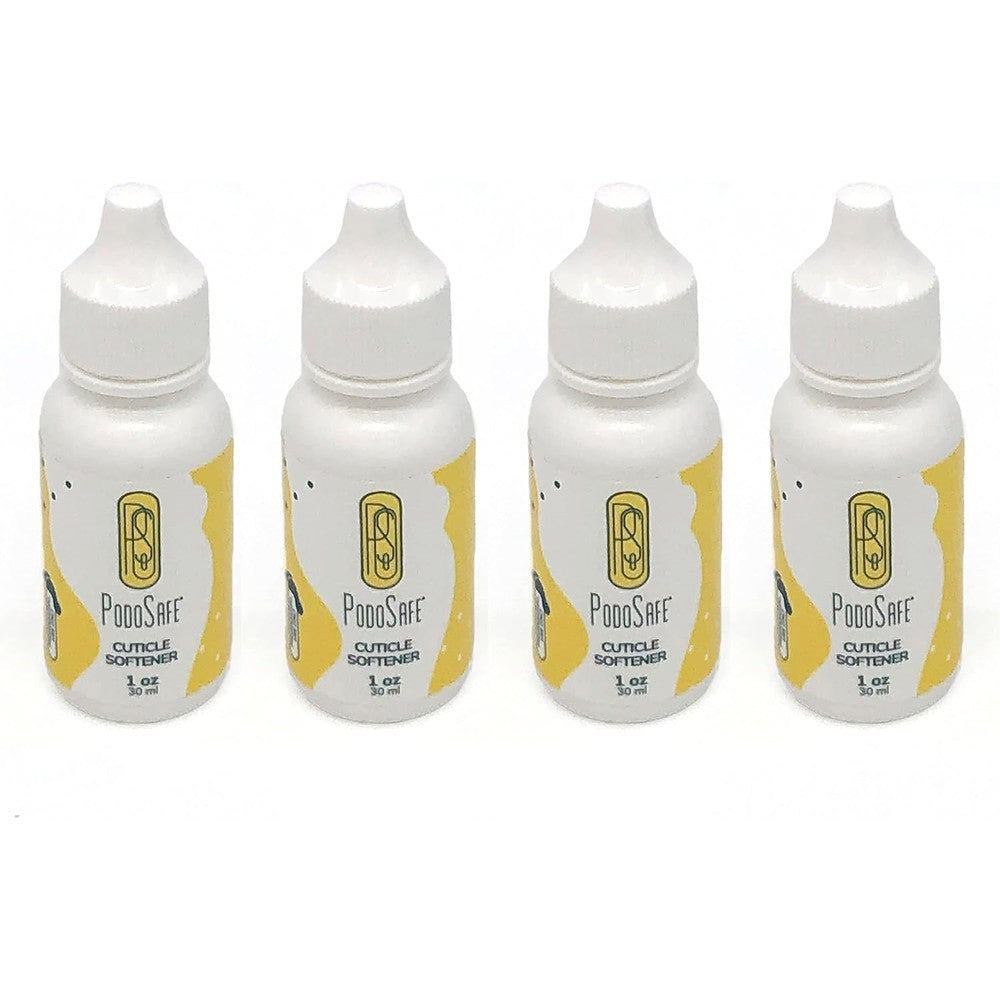 PodoSafe professional cuticle softener 4 pack front view