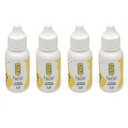 PodoSafe professional cuticle softener 4 pack front view