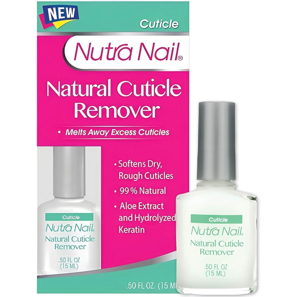Nutra Nail Naturals Cuticle Remover 0.45 Fluid Ounce bottle front view