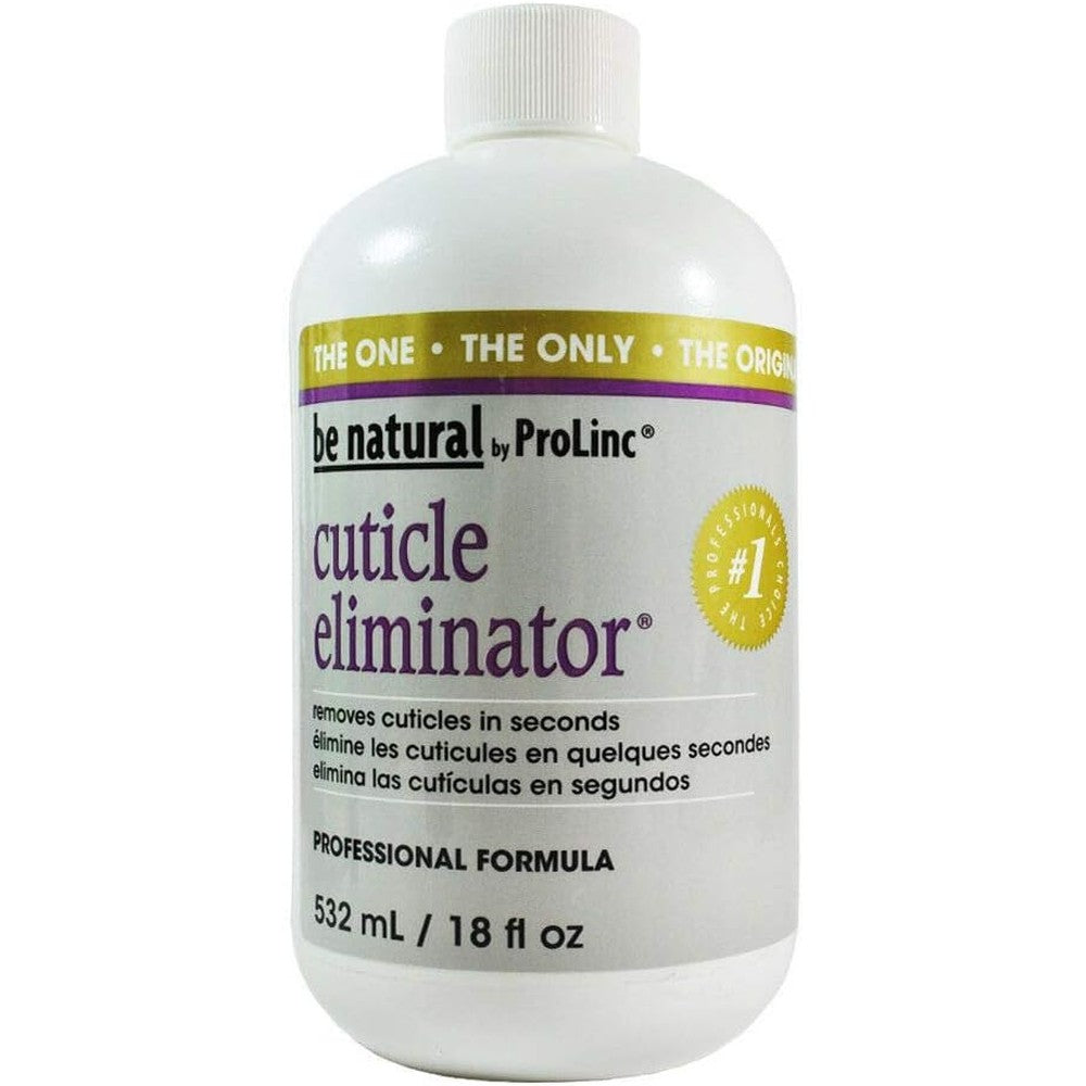 ProLinc Be Natural Cuticle Eliminator 18 Fluid Ounce front view bottle