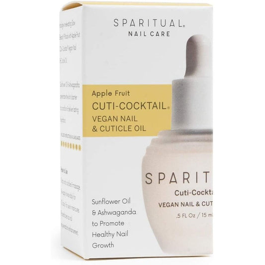 SpaRitual Apple Cuti-Cocktail Vegan Nail and Cuticle Oil bottle front view