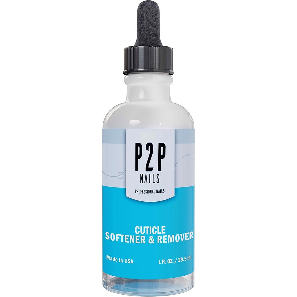 P2P Nails Cuticle Softener and Remover 8 Fluid Ounce front view