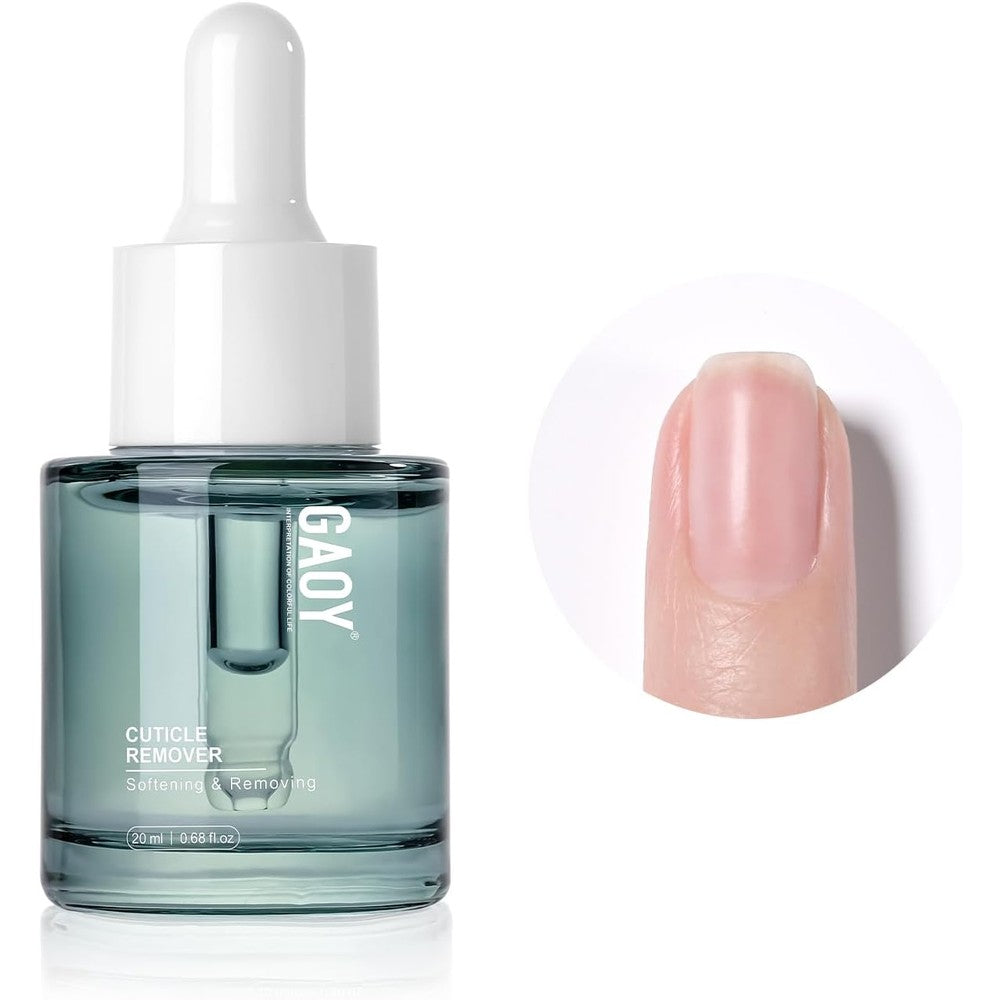 Gaoy 20ml Cuticle Remover Gel bottle front view for nail care