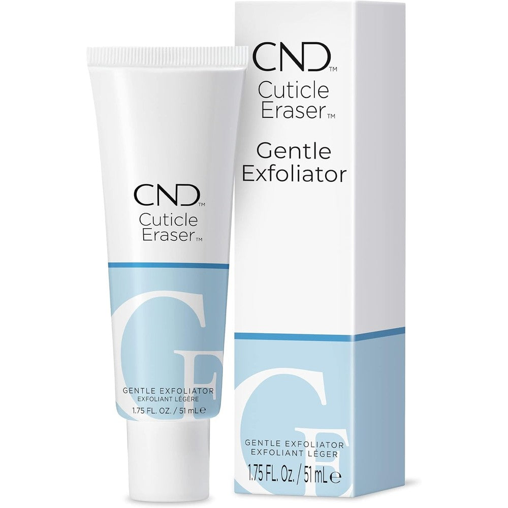 Cnd Cuticle Eraser gentle exfoliator front packaging view