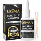 Exsivia Nail Glue Remover front view bottle packaging