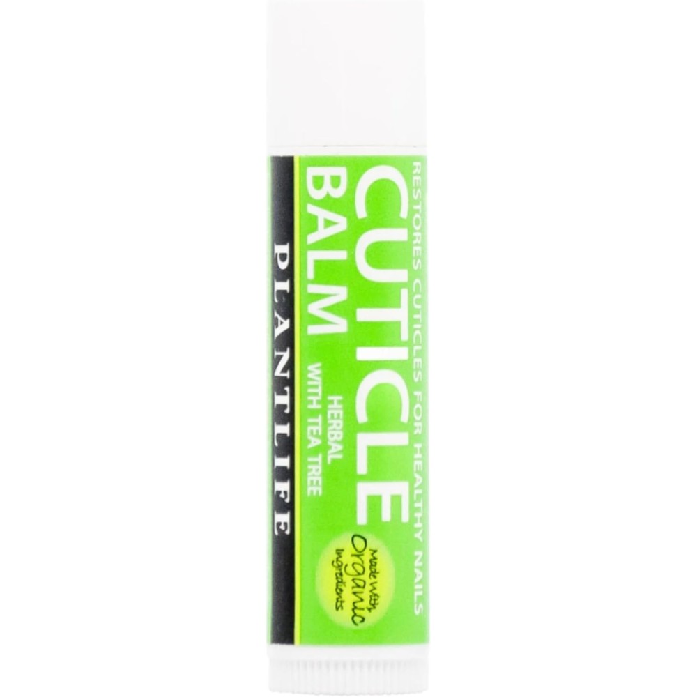 Plantlife Restore Cuticle Balm front view showing herbal ingredients
